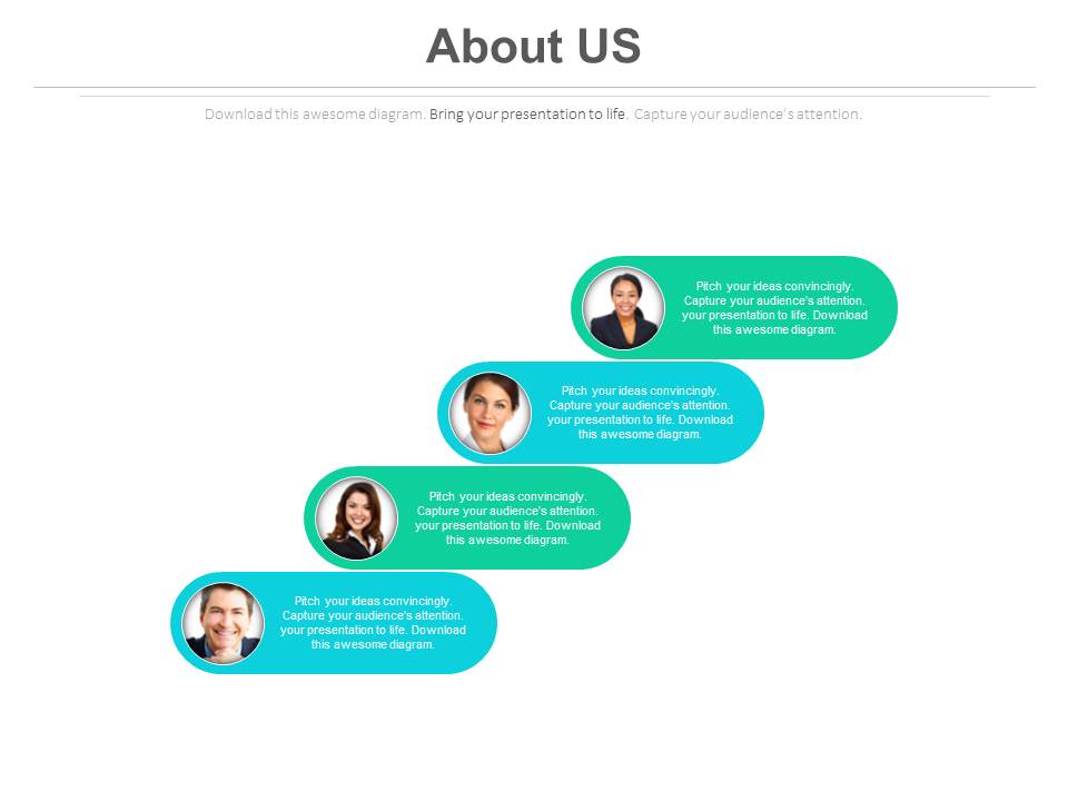 About Us Page Layout With Team Information Powerpoint Slides