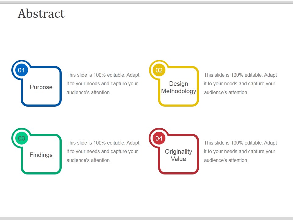 Abstract Ppt PowerPoint Presentation File Model