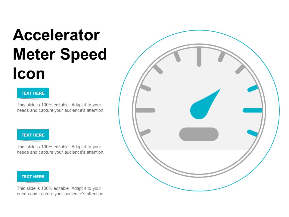 Accelerator Meter Speed Icon Ppt Powerpoint Presentation Professional Good