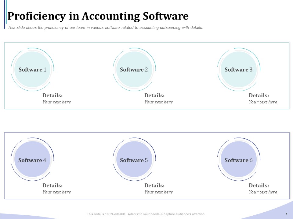 Accounting Bookkeeping Services Proficiency In Accounting Software Demonstration PDF