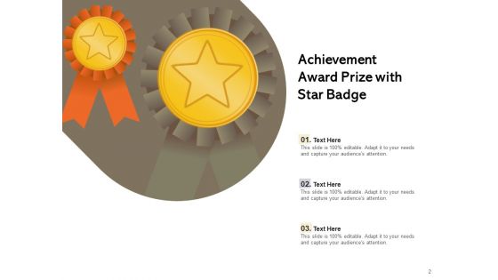 Achievement Award Star Award Star Ribbon Ppt PowerPoint Presentation Complete Deck