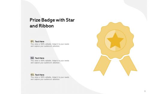 Achievement Award Star Award Star Ribbon Ppt PowerPoint Presentation Complete Deck