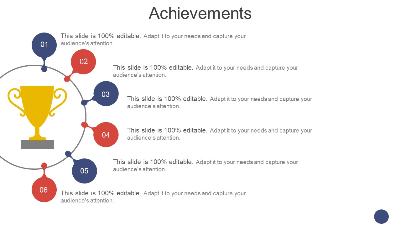 Achievements Template 1 Ppt PowerPoint Presentation Ideas Clipart