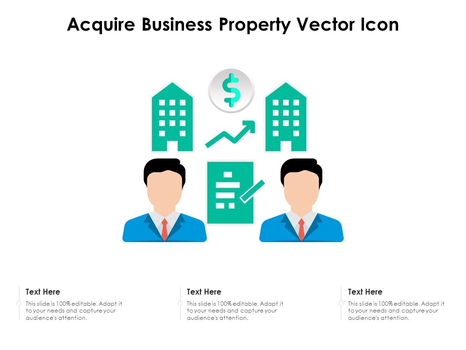 Acquire Business Property Vector Icon Ppt PowerPoint Presentation Portfolio Mockup PDF
