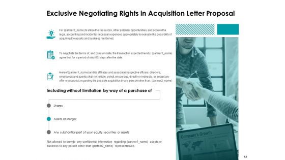 Acquisition Letter Proposal Ppt PowerPoint Presentation Complete Deck With Slides