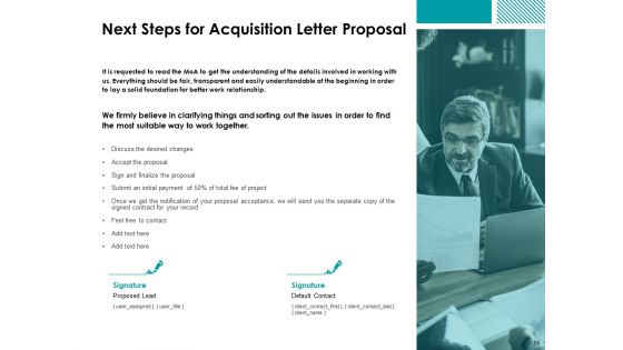 Acquisition Letter Proposal Ppt PowerPoint Presentation Complete Deck With Slides