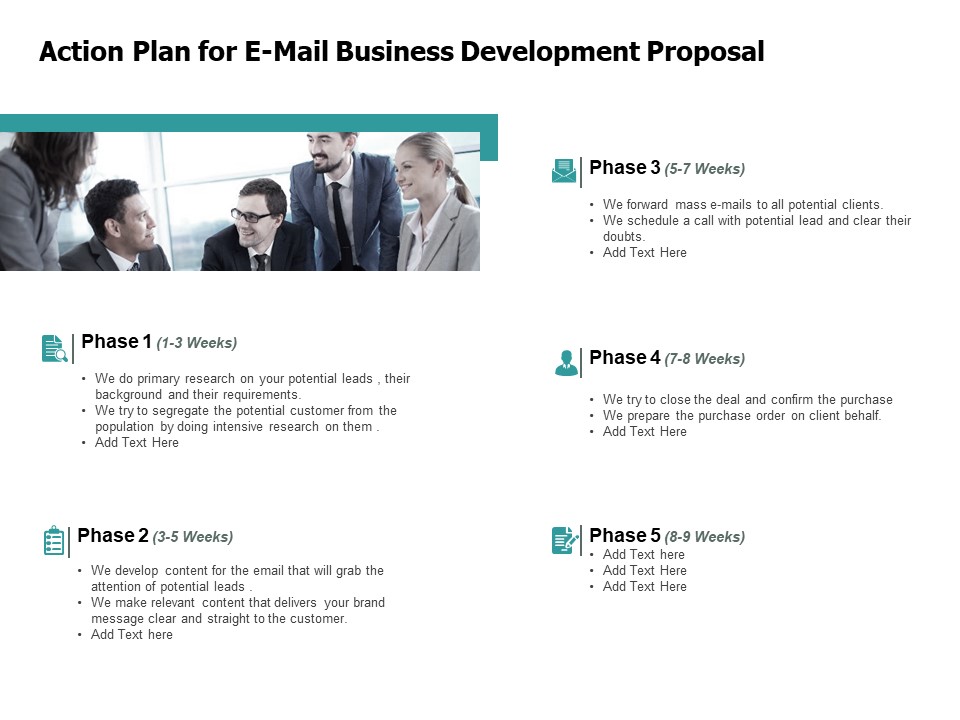Action Plan For E Mail Business Development Proposal Teamwork Ppt PowerPoint Presentation Summary Ideas