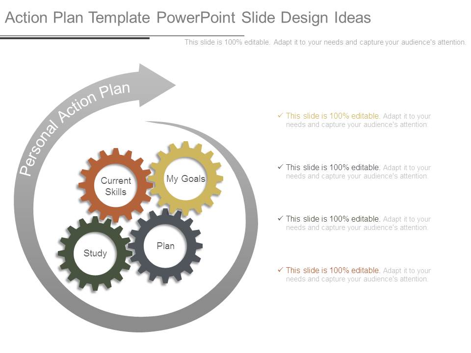 Action Plan Template Powerpoint Slide Design Ideas
