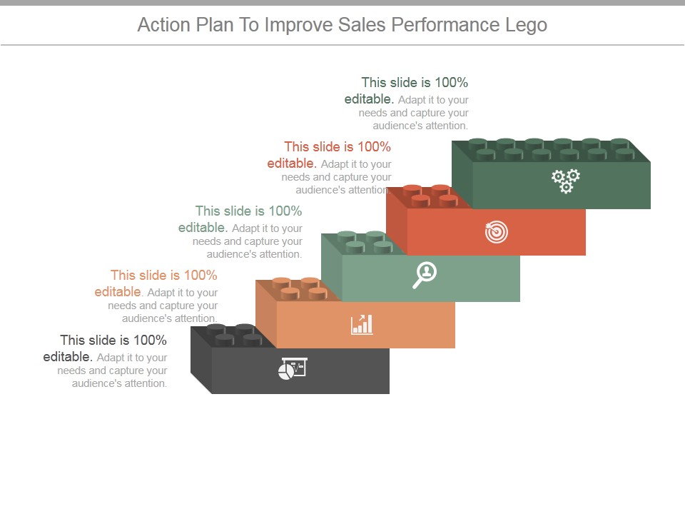 Action Plan To Improve Sales Performance Lego Ppt PowerPoint Presentation Background Designs