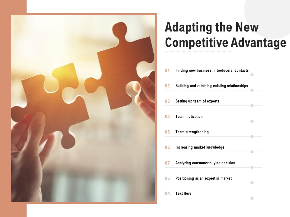 Adapting The New Competitive Advantage Ppt PowerPoint Presentation Styles Infographic Template