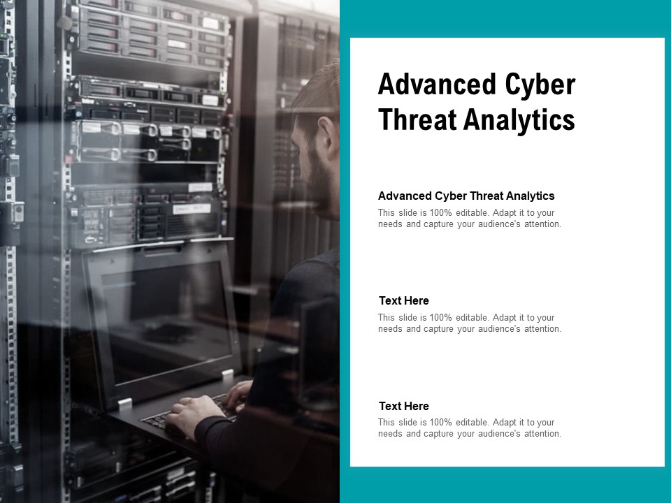 Advanced Cyber Threat Analytics Ppt PowerPoint Presentation Summary Example Cpb Pdf