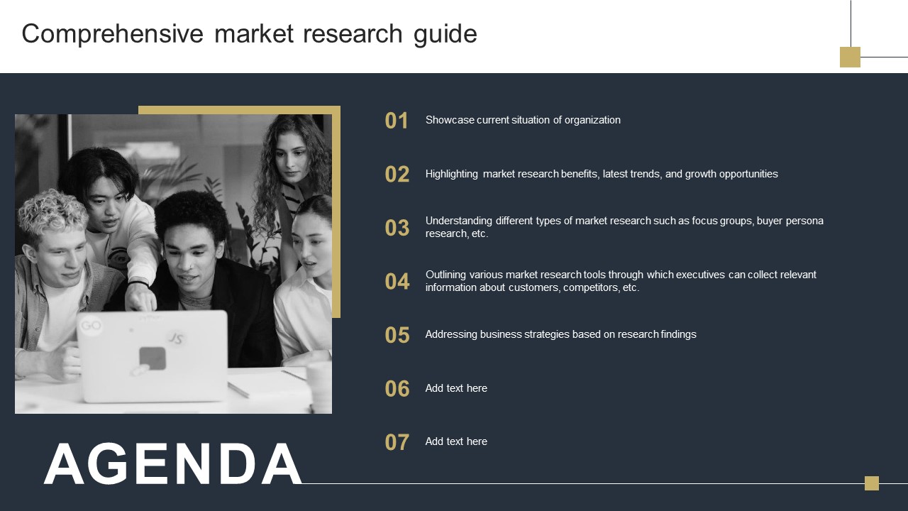 Agenda Comprehensive Market Research Guide Ppt Slides Picture PDF
