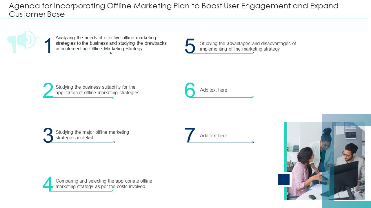 Agenda For Incorporating Offline Marketing Plan To Boost User Engagement And Expand Elements PDF
