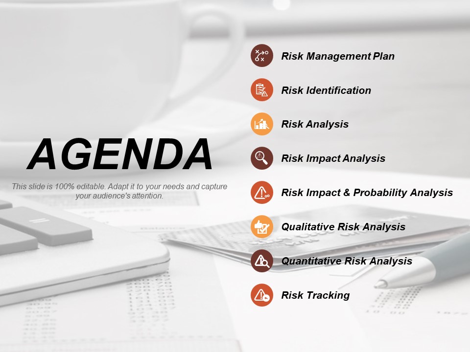 Agenda Risk Estimator Ppt PowerPoint Presentation Icon Templates