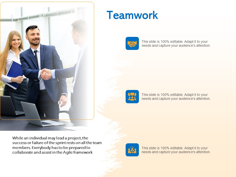 Agile Marketing Approach Teamwork Ppt File Topics PDF