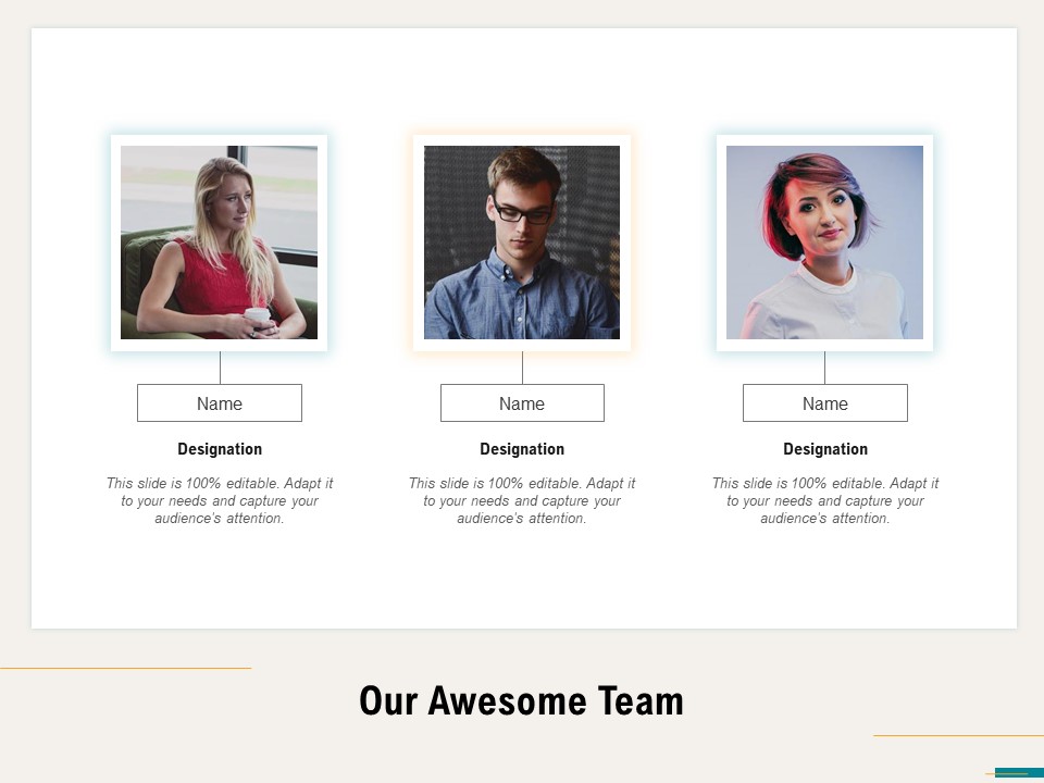 Agile Sprint Marketing Our Awesome Team Ppt Styles Brochure PDF
