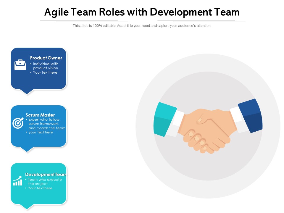Agile Team Roles With Development Team Ppt PowerPoint Presentation Icon Design Templates PDF