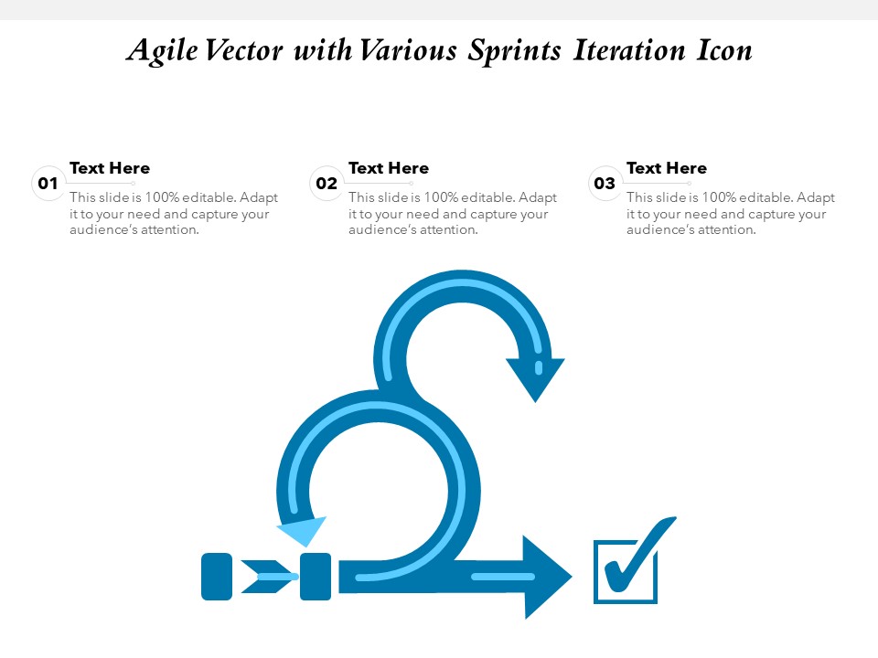 Agile Vector With Various Sprints Iteration Icon Ppt PowerPoint Presentation Layouts Display