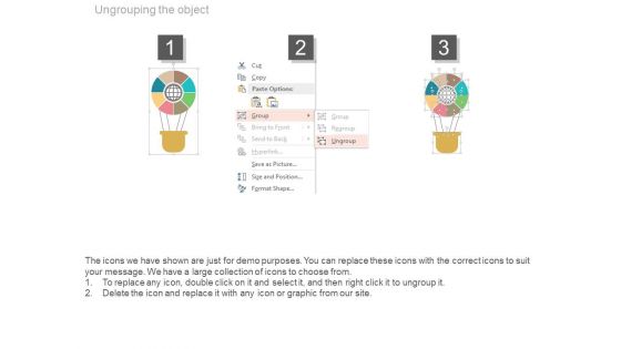 Air Balloon For Start Up Ideas Powerpoint Template
