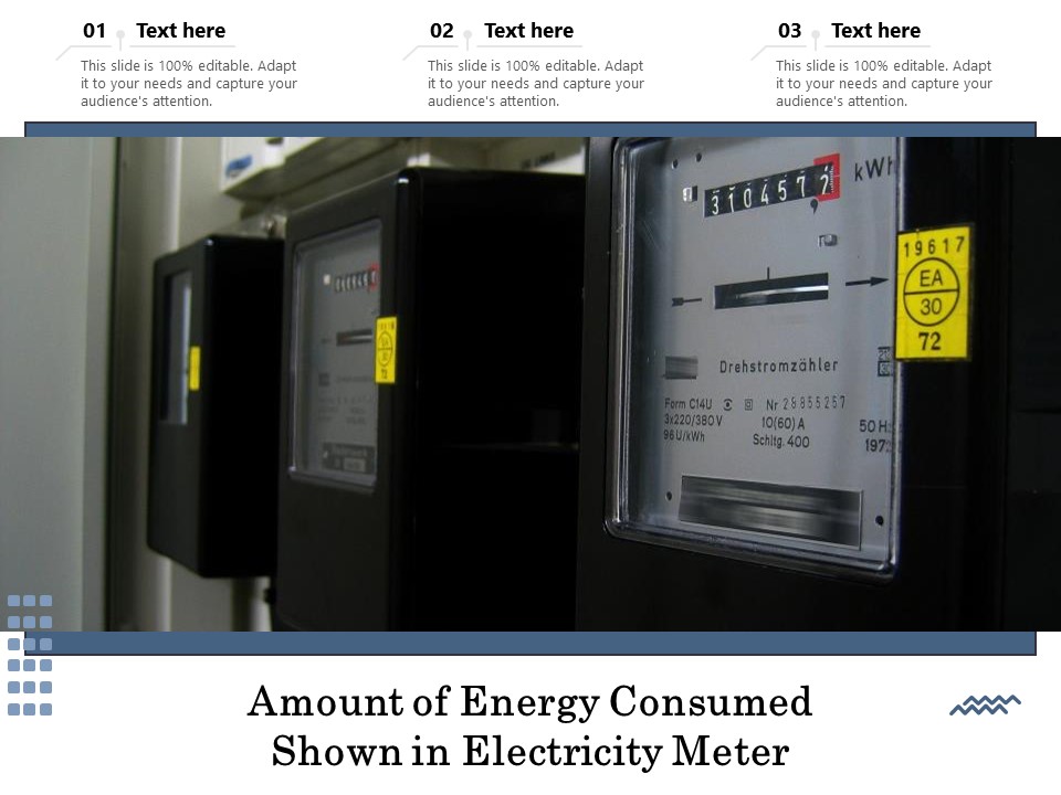 Amount Of Energy Consumed Shown In Electricity Meter Ppt PowerPoint Presentation File Graphic Tips PDF