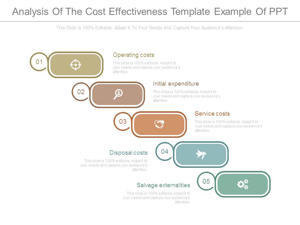 Analysis Of The Cost Effectiveness Template Example Of Ppt