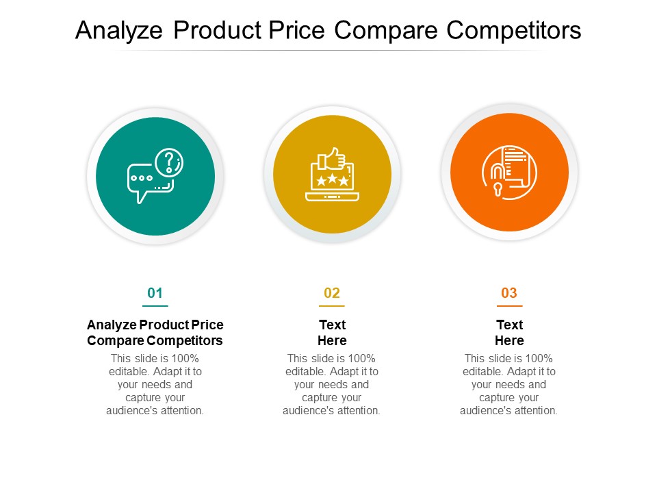 Analyze Product Price Compare Competitors Ppt PowerPoint Presentation Ideas Portfolio Cpb Pdf