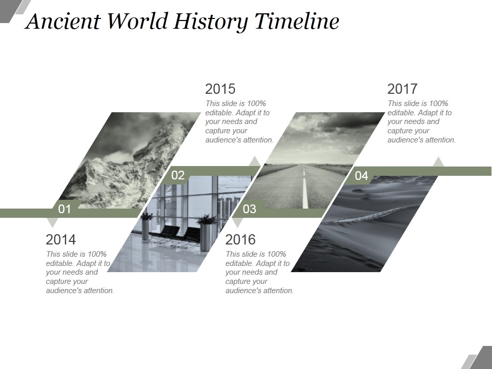 Ancient World History Timeline Ppt PowerPoint Presentation Model