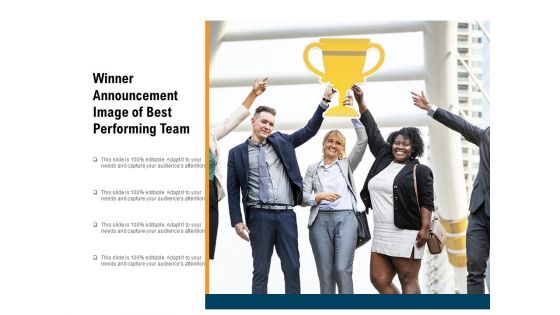 And The Winner Is Announcement Olympic Trophy Ppt PowerPoint Presentation Complete Deck