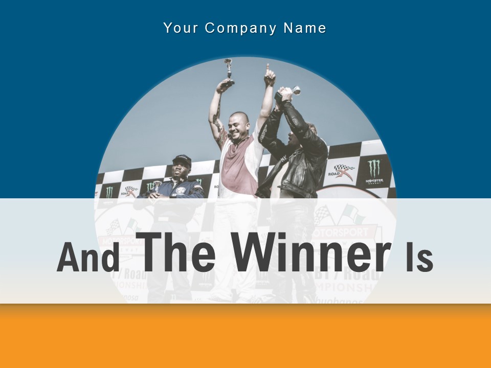 And The Winner Is Announcement Olympic Trophy Ppt PowerPoint Presentation Complete Deck
