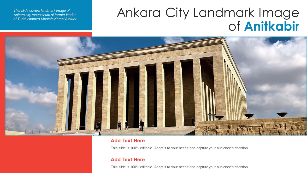 Ankara City Landmark Image Of Anitkabir PowerPoint Presentation PPT Template PDF