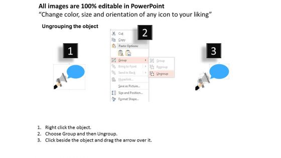 Announcement Of Targets Mission Statement Powerpoint Template