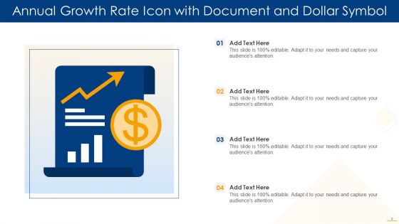 Annual Growth Rate Ppt PowerPoint Presentation Complete With Slides