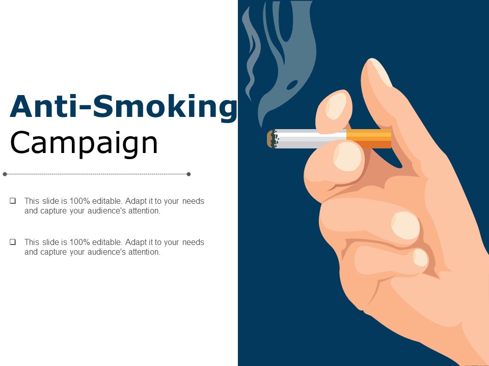 Anti Smoking Campaign Ppt PowerPoint Presentation Icon Graphics