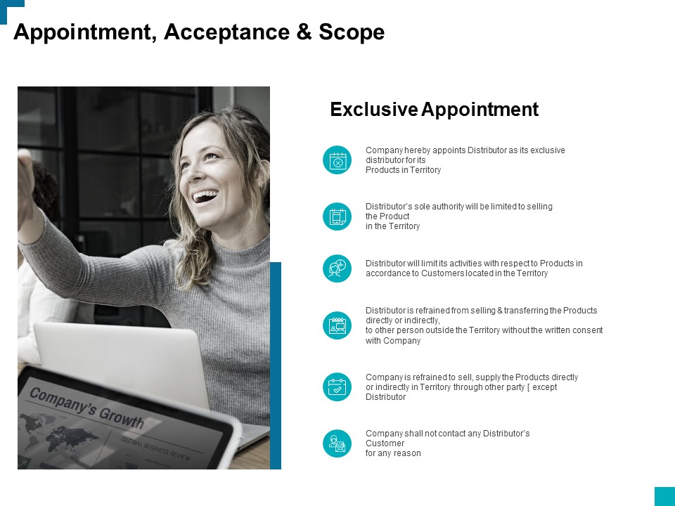 Appointment Acceptance And Scope Ppt PowerPoint Presentation Model Picture