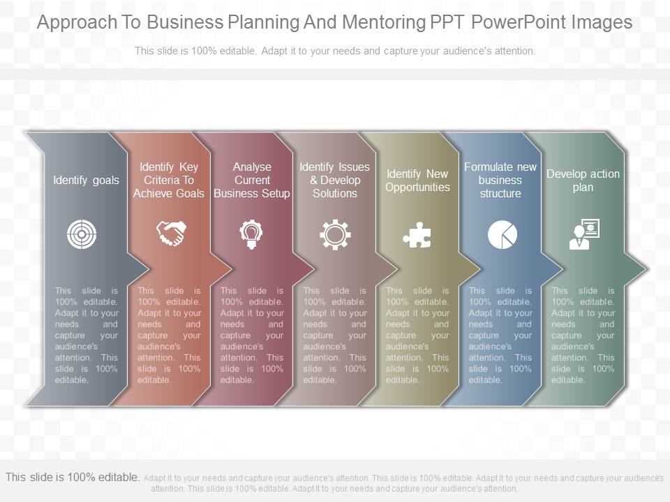Approach To Business Planning And Mentoring Ppt Powerpoint Images