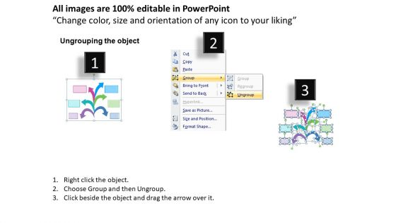 Arrow Design Workflow Infographic Layout Powerpoint Template