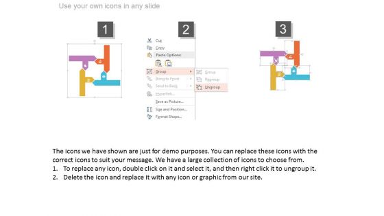 Arrow Infographics For Financial Data Analysis Powerpoint Template