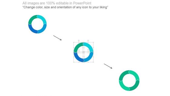 Arrow Steps For Marketing Strategy Circle Powerpoint Template