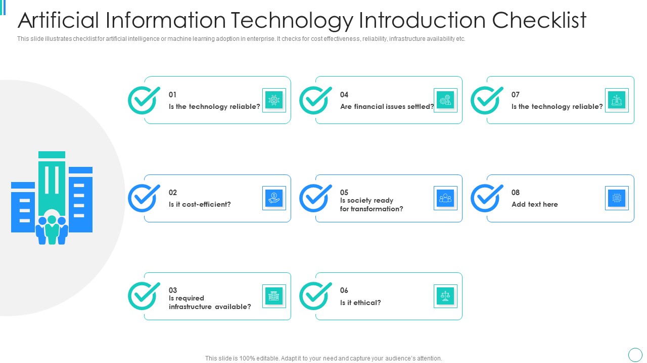 Artificial Information Technology Introduction Checklist Background PDF