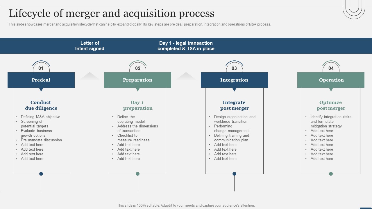 Assessing International Market Lifecycle Of Merger And Acquisition Process Sample PDF