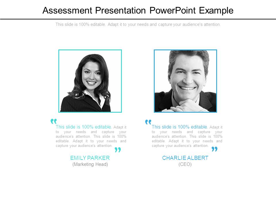 Assessment Presentation Powerpoint Example
