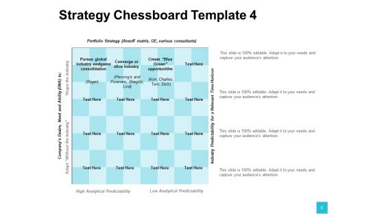 At Kearney Chessboard Ppt PowerPoint Presentation Complete Deck With Slides