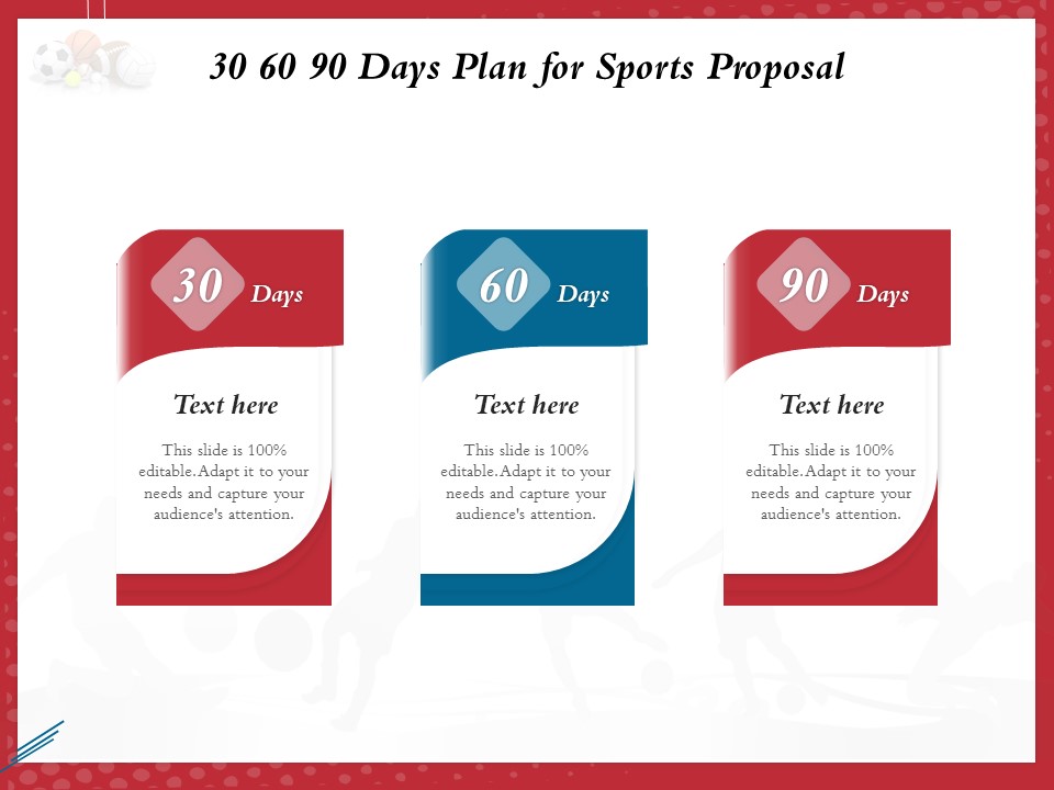 Athletics Sponsorship 30 60 90 Days Plan For Sports Proposal Ppt PowerPoint Presentation Outline Infographic Template PDF