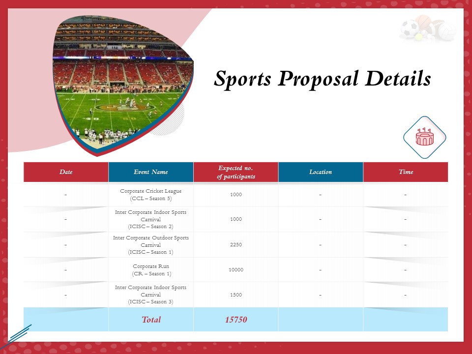 Athletics Sponsorship Sports Proposal Details Ppt PowerPoint Presentation Gallery Background Image PDF