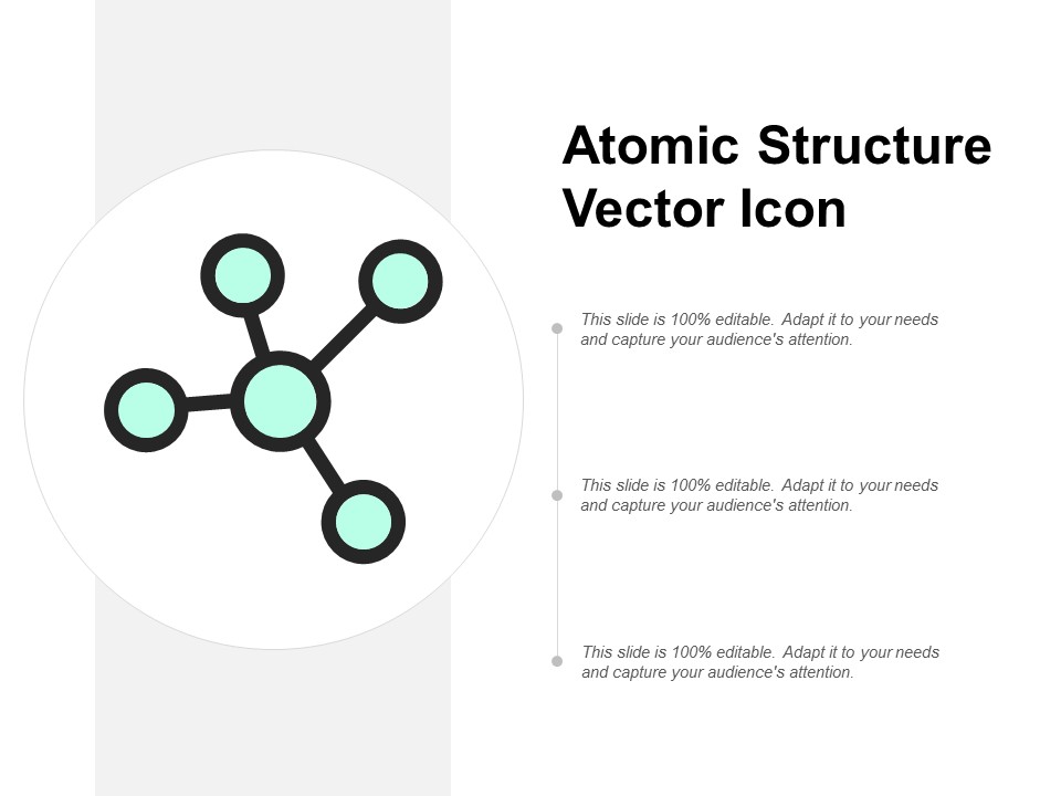 Atomic Structure Vector Icon Ppt PowerPoint Presentation Styles Show