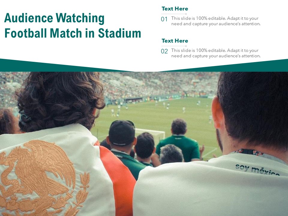 Audience Watching Football Match In Stadium Ppt PowerPoint Presentation File Graphics Template PDF