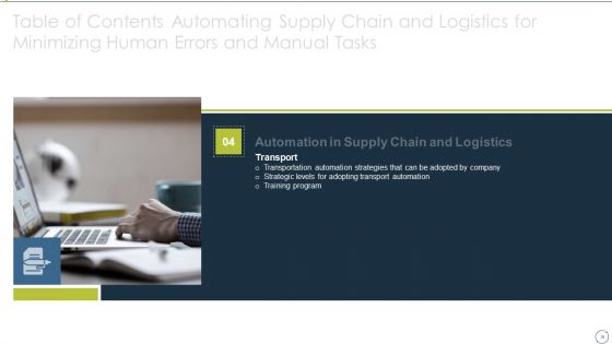 Automating Supply Chain And Logistics For Minimizing Human Errors And Manual Tasks Ppt PowerPoint Presentation Complete Deck With Slides