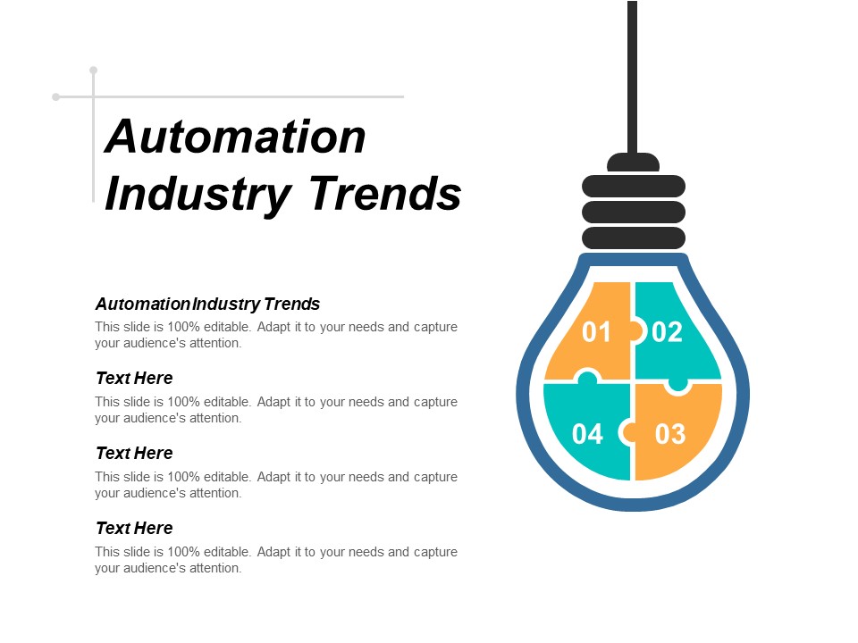 Automation Industry Trends Ppt PowerPoint Presentation Outline Graphics Template Cpb