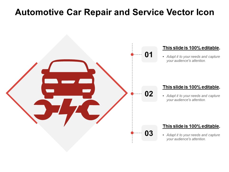 Automotive Car Repair And Service Vector Icon Ppt PowerPoint Presentation Inspiration Design Inspiration PDF