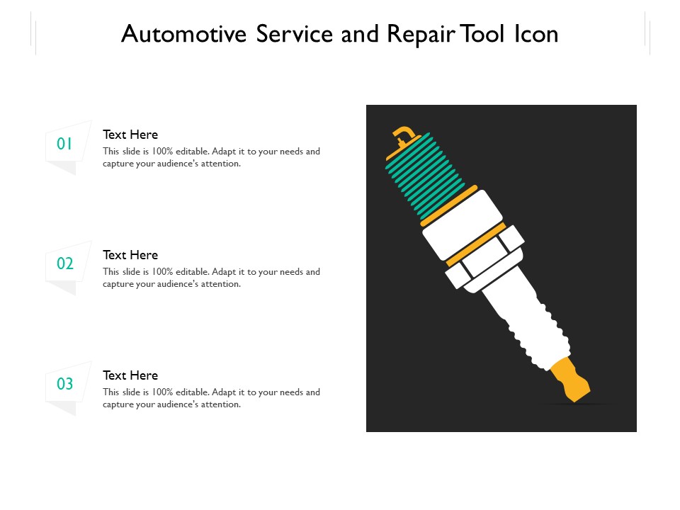 Automotive Service And Repair Tool Icon Ppt PowerPoint Presentation File Show PDF